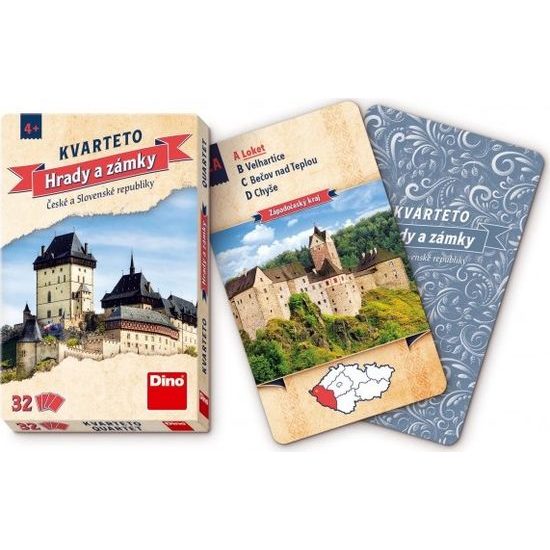 Kvarteto Hrady a zámky - společenská hra