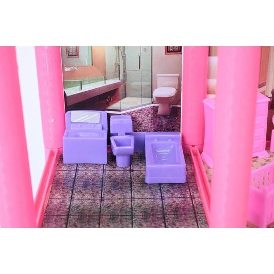 Domeček pro panenky s příslušenstvím Loving Family 136 součástí