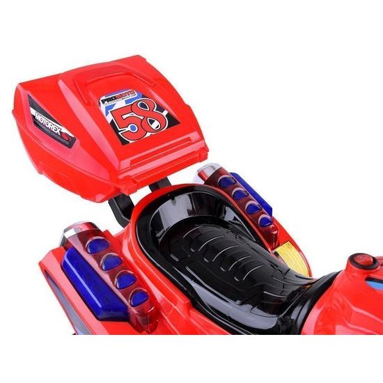 Dětská elektrická tříkolka Speed Star červená