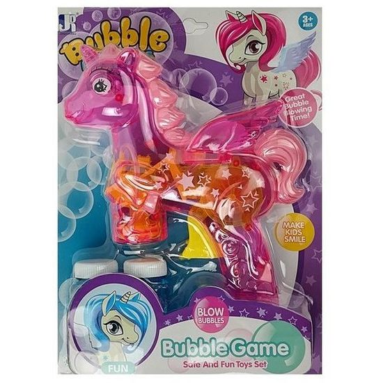 Majlo Toys bublifuk se světýlkem Unicorn růžový