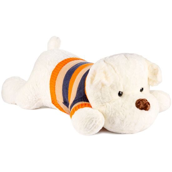 Plyšový pejsek Rek 120 cm - bílý