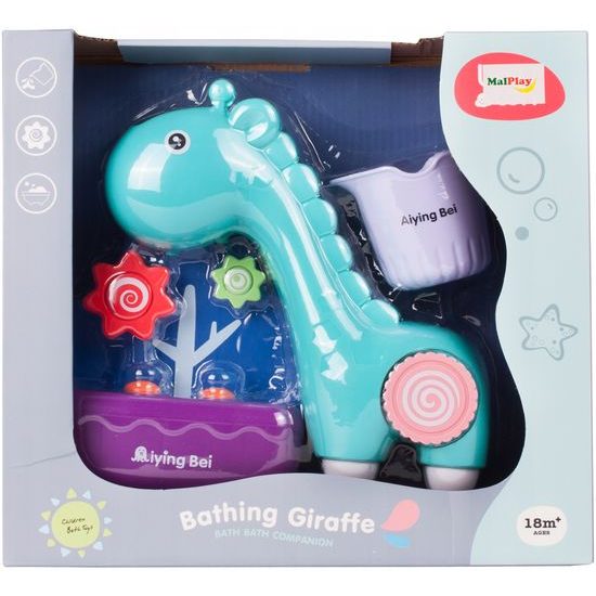 Fontánka do vany Žirafa modrá