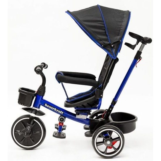 Ecotoys dětská tříkolka s otočným sedadlem X360 tmavě modrá