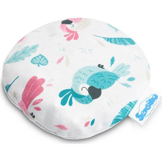 Termo polštářek s třešňovými peckami - papoušci