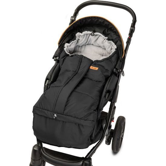Sensillo Zimní fusak Combi Polar 3v1 černošedý