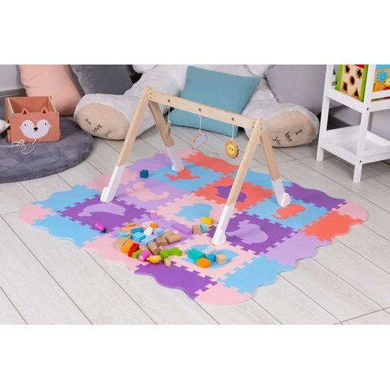 IPlay penová puzzle hracia deka Animal Play Mat