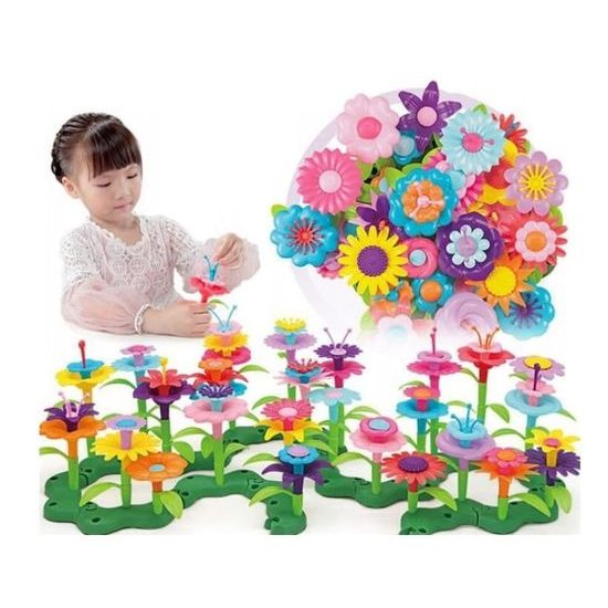 Doris dětská stavebnice zahrádka Small Garden 148 dílů