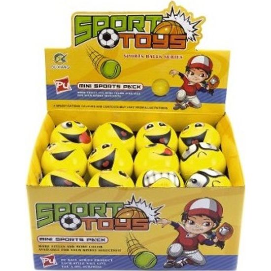 Míček pěnový smajlík - mix druhů