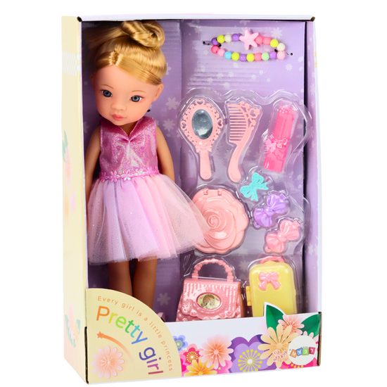 Dětská panenka baletka Pretty Girl 34 cm s příslušenstvím