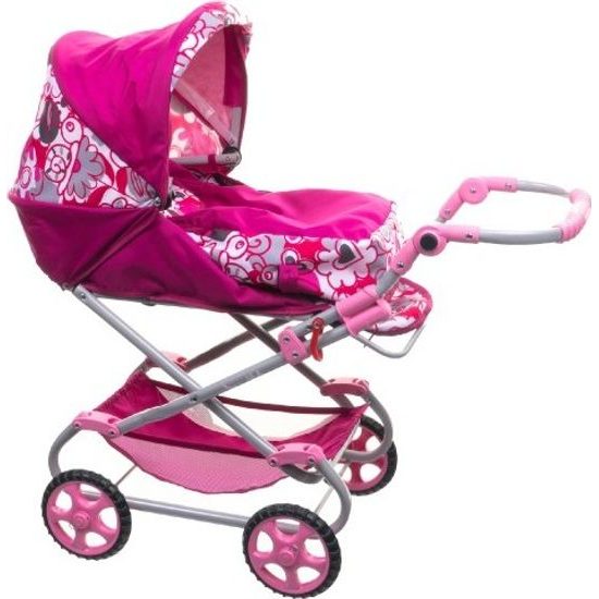Kočárek Daria III hluboký trojkombinace pro panenky - mix barev