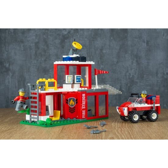 Blocki MyFire stavebnice hasičská stanice 164 dílků