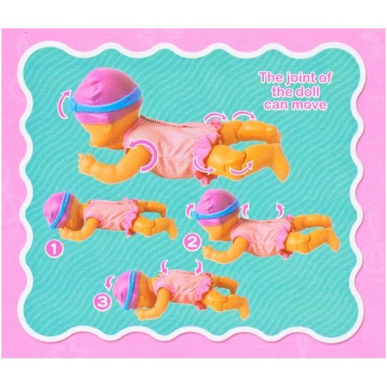 Voděodolná panenka na plavání Swimming Doll