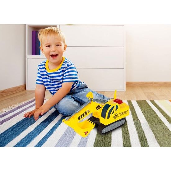 Bagr se světlem a zvukem City Builder 1:18