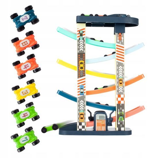 Skluzavka se 6 autíčky Car Ramp