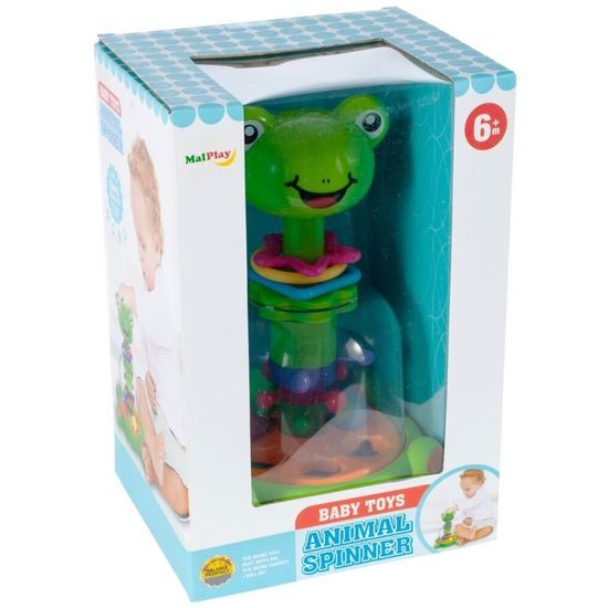 Rotující hračka pro nejmenší Frog Spinner
