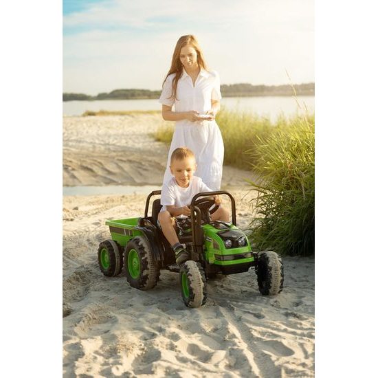 Elektrický traktor Hector červený