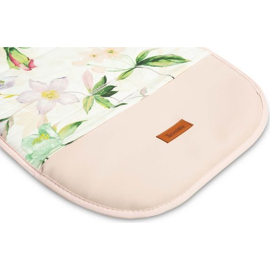 Oboustranná podložka do kočárku Sensillo Velvet magnolie