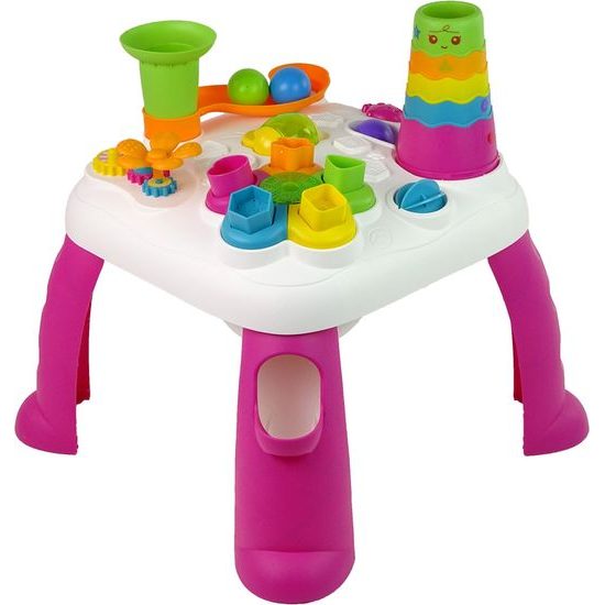 Interaktivní výukový stůl Skluzavka na balónky pink