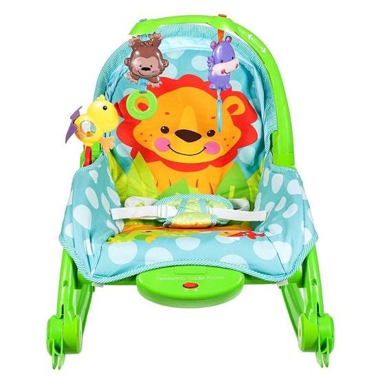 Kojenecké lehátko 3v1 s vibracemi Lion Rocker