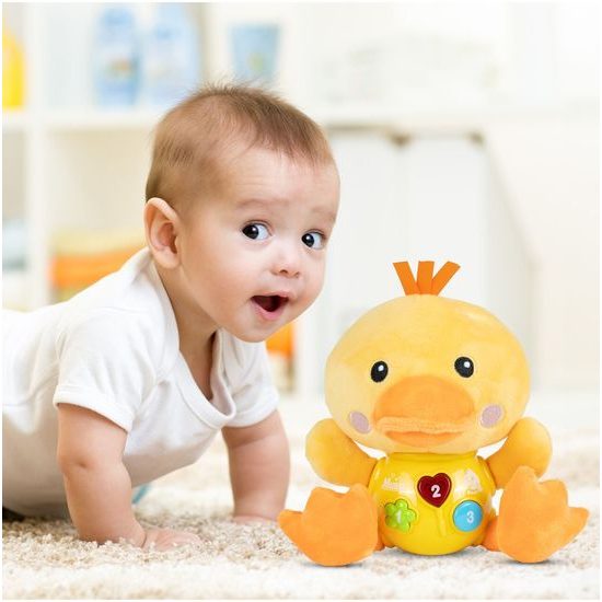 Interaktivní plyšová kačenka na baterie Magic Duck