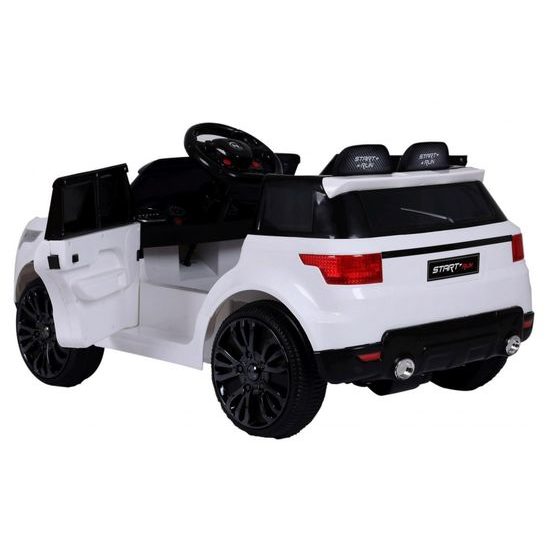 Dětské elektrické autíčko Land Rapid Racer bílé