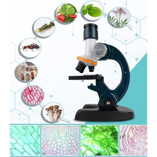 Dětský mikroskop na baterie s propojením na telefon Optic Microscope