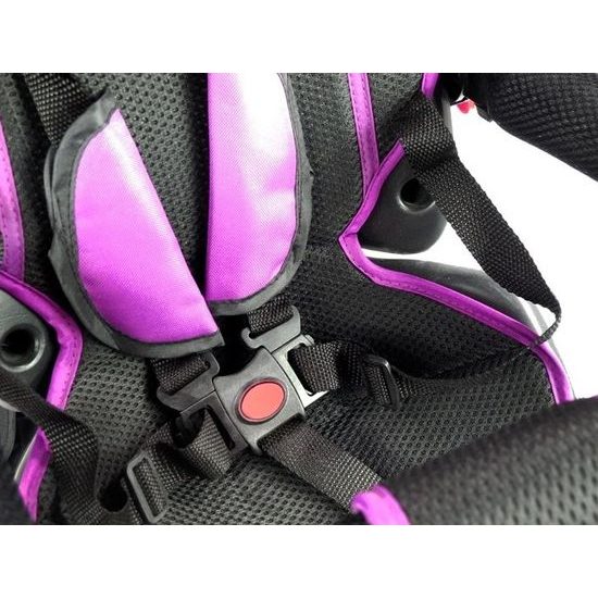 Majlo Toys multifunkční tříkolka s nafukovacími koly PRO500 fialová