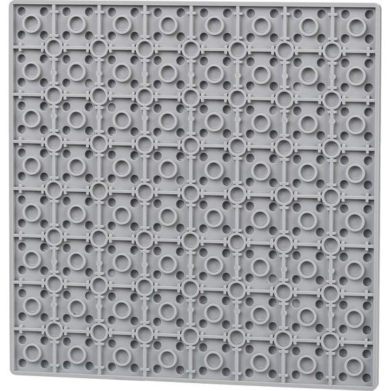 LW Toys Oboustranná deska 16 x 16 (bodů) - světle šedá