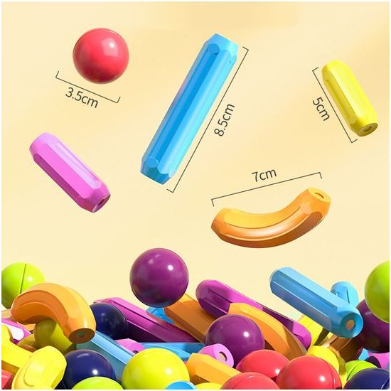 Magnetická stavebnice Magnet Sticks 66 dílků