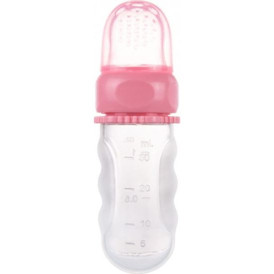 Canpol Babies Canpol babies Silikonová krmící síťka s nádobou -růžová