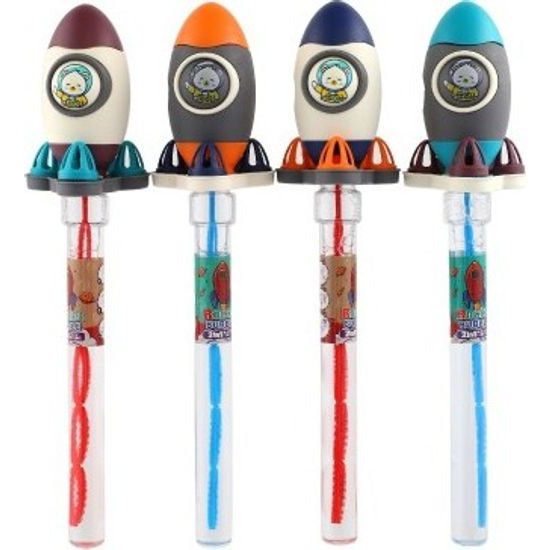 Bublifuk trubice raketa vesmír - mix 4 barvy