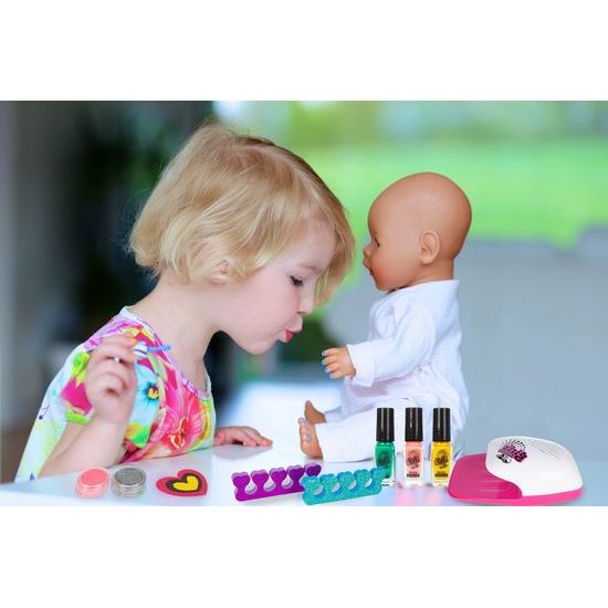 Dětské nehtové studio na baterie Nail Glam Salon