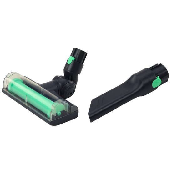 Dětský tyčový vysavač na baterie - zelený