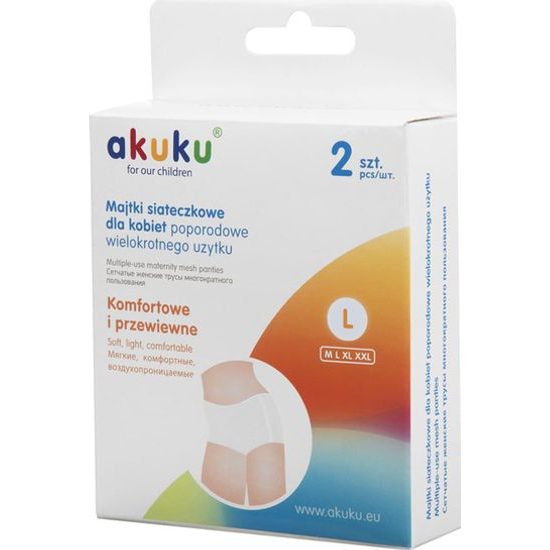 Poporodní kalhotky Akuku pro opakované použití vel.L