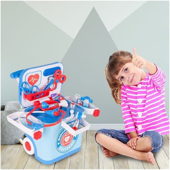 Dětský lékařský kufřík s příslušenstvím na baterie Family Doctor