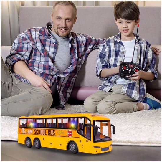 Autobus na dálkové ovládání School Bus 1:30