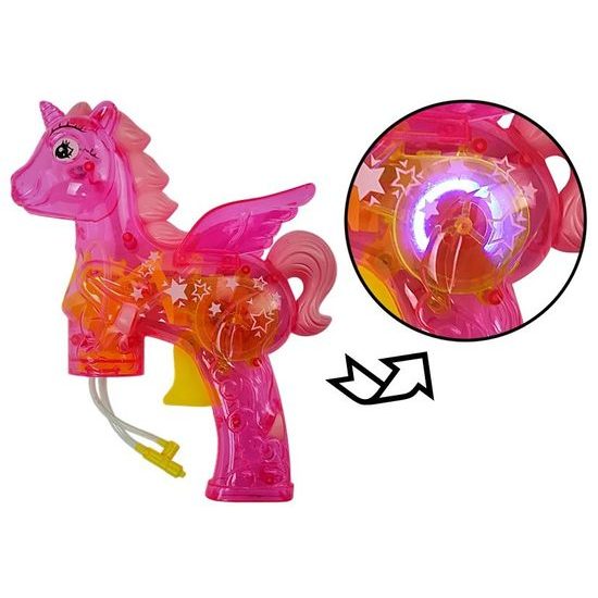 Majlo Toys bublifuk se světýlkem Unicorn růžový