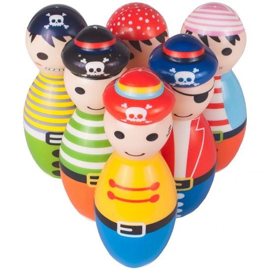 Dětské pěnové kuželky Pirate Bowling