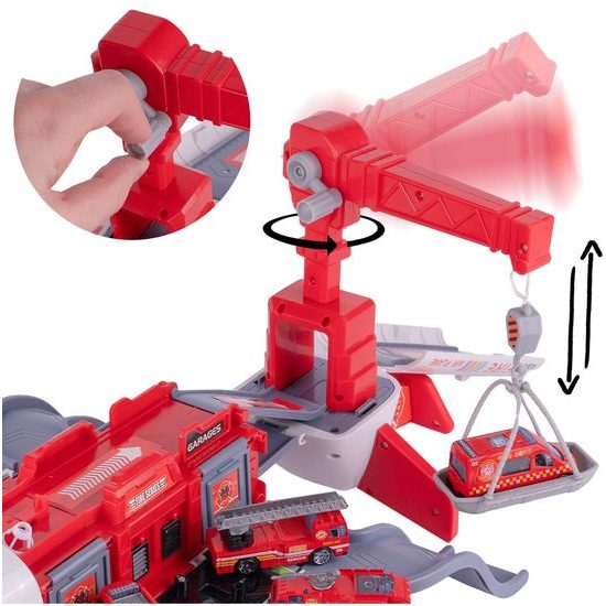 Interaktivní letadlo s autíčky, světly a zvuky DIY Airplane