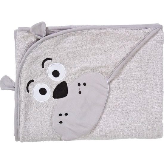 Dětská osuška Sensillo Water Friends 100x100 cm grey bear