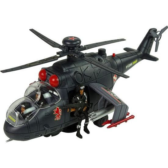 Helikoptéra na baterky černá