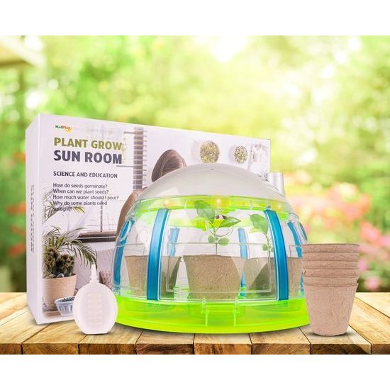 Sestava malý zahradník se skleníkem a osvětlením Sun Room