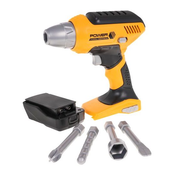 Sada dětského nářadí s vrtačkou na baterie v tašce Power Tools