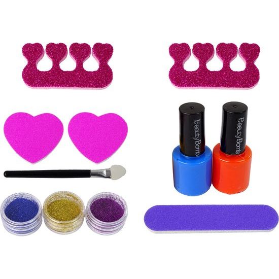 Dětská sada na lakování nehtů s lampou a bruskou