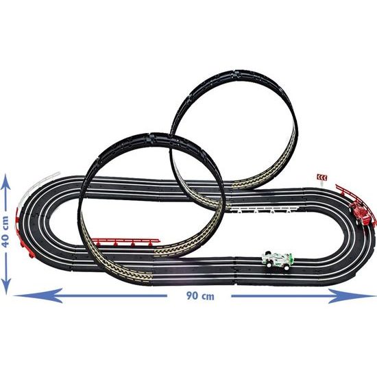 Dětská závodní autodráha na baterie Racing Track 388 cm
