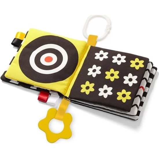 BabyOno měkká senzorická knížka My Contrast book