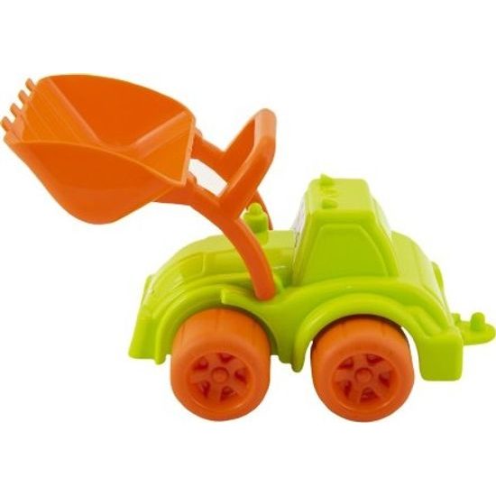 Stavební stroj - bagr/nakladač - mix 3 barvy