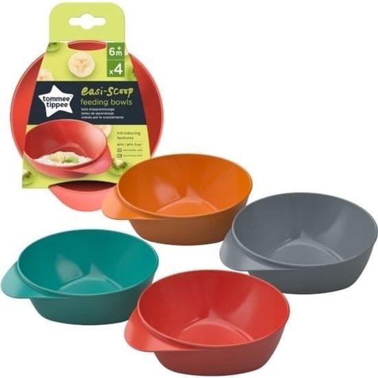 Tommee Tippee Misky pro snadné nabírání Explora 4 ks