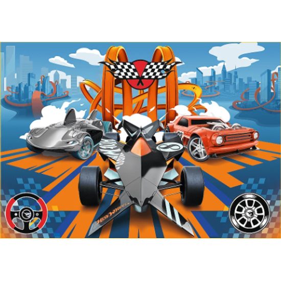 TREFL Puzzle Autíčka Hot Wheels 4v1 (35,48,54,70 dílků)