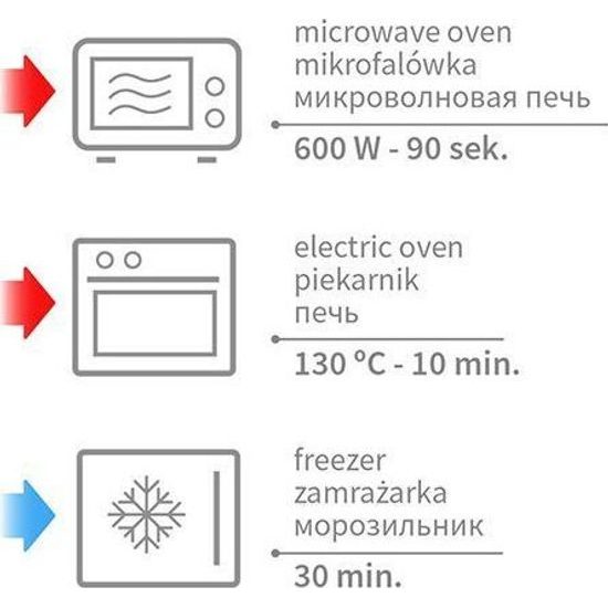 Polštářek s třešňovými peckami šedý